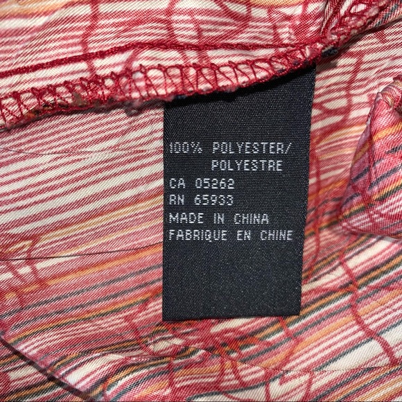 POINT ZERO Hawaiian tropical button down short sleeve shirt cruise wear - Picture 12 of 12